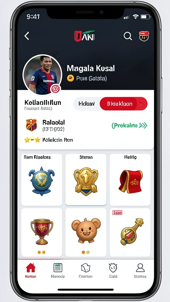 danagame - Tampilan antarmuka yang intuitif dan mudah digunakan.