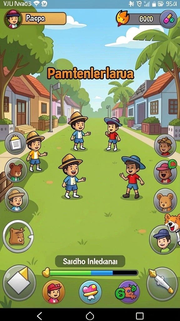 ricis77 - Screenshot menunjukkan tampilan grafis yang mencolok.